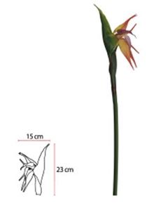 PLANTA ARTIFICIAL ESTRELICIA LARANJA 80CM FLORARTE