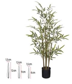 PLANTA ARTIFICIAL BAMBOO VERDE 90CM FLORARTE