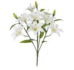 PLANTA ARTIFICIAL LIRIO BRANCO 55CM FLORARTE