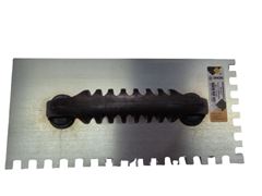 DESEMPENADEIRA AÇO DENTADA 24X10CM CABO PLÁSTICO DHON