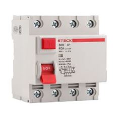 DISPOSITIVO IDR TETRAPOLAR 100A 6KA DIN STECK