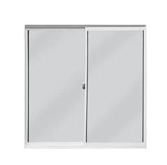 JANELA CORRER 100X150 SEM GRADE VIDRO LISO NATURAL CLM