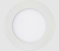 PLAFON LED ALUMINIO EMBUTIR REDONDO 24W 6500K BRANCA ECONOMAX KIAN