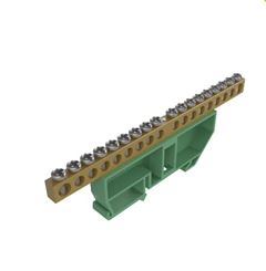 KIT BARRAMENTO TERRA 18 FUROS C/SUP. VERDE SOPRANO