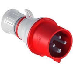 PLUG INDUSTRIAL 32A 3P+T 380/440V VERMELHO ELETROMAR