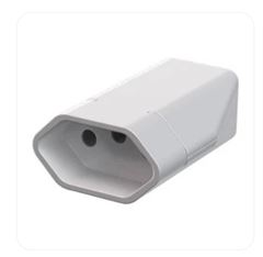 PINO FEMEA 2P+T 10A 250V BRANCO MEC-TRONIC