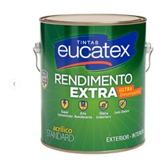 EUCATEX RENDIMENTO EXTRA 3,6L BRANCO FOSCO