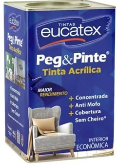 EUCATEX PEG & PINTE ACRILICA 18L MARFIM ANGOLA