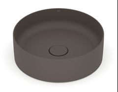 CUBA DE APOIO REDONDA 39CM SEM MESA PARA METAL T2 TERRA CAFE ROCA