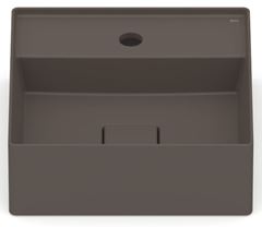 CUBA DE APOIO 35X35CM COM MESA PARA METAL T8 TERRA CAFE ROCA