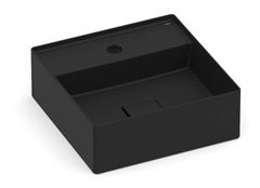 CUBA DE APOIO 35X35CM COM MESA PARA METAL T8 TERRA MATTE BLACK ROCA