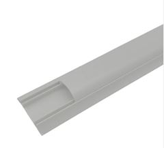 CANALETA PARA PISO 35X10MM CINZA SEM DIVISORIA ILUMI