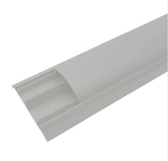 CANALETA 50X15MM 2M COM DIVISORIA COM FITA CINZA ILUMI