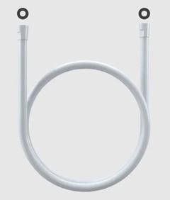 ENGATE FLEXIVEL PARA DUCHA 90CM ABS BRANCO EGAPLAST