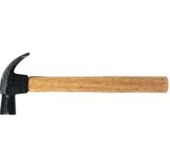 MARTELO DE UNHA 25MM CABO DE MADEIRA TENACE