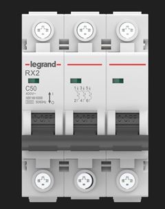 DISJUNTOR TRIPOLAR 50A 3KA CURVA C LEGRAND