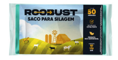 SACO PARA SILAGEM VERDE 50X110CM COM 50 UNIDADES ROOBUST