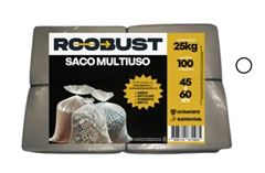 SACO PARA AREIA TRANSPARENTE 45X60X0.120 C/100 ROOBUST