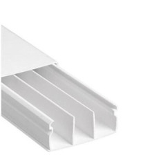 CANALETA 40X16MM 2MT COM DIVISORIA+FIXAÇÃO DF ILUMI