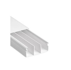 CANALETA 40X16MM 2MT COM DIVISORIA+FIXAÇÃO DF ILUMI