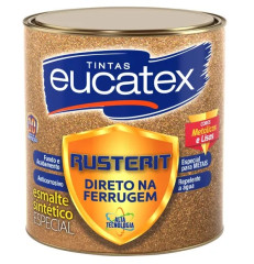 ESMALTE RUSTERIT DIRETO NA FERRUGEM 900ML BRONZE EUCATEX
