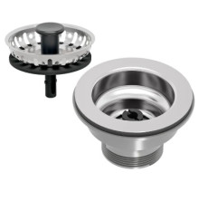 VALVULA PARA PIA INOX ECO SEM ESCAPE 3.1/2 TRAMONTINA