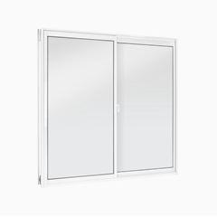 JANELA EM ALUMINIO BRANCO 80X100 CM SEM GRADE VIDRO LISO DE 4 MM