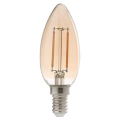 LAMPADA RETRO LED 2W 2200K E14 B35 NITROLUX