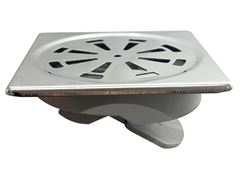 RALO AUTOMÁTICO QUADRADO 10X10CM INOX  FLVX HIDRO