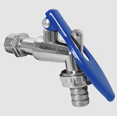 TORNEIRA ZAMAC JARDIM INOX 1/2'-3/4' PARA CADEADO FLVX