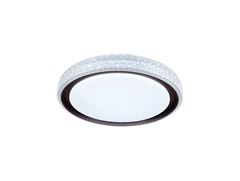 PLAFON LED SOBREPOR REDONDO 20W IRIS CORES PRETO TASCHIBRA
