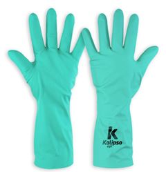 LUVA  NITRILICA VERDE LIGHT T9 (G) KALIPSO