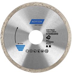 DISCO DIAMANTADO CONTINUO 110X20MM STANDARD NORTON