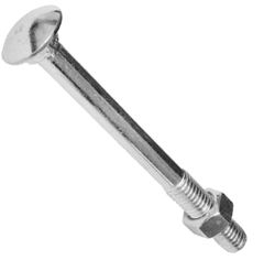 PARAFUSO FRANCÊS COM PORCA SEXTAVADA 5/16X4.1/2 C/100 JOMARCA