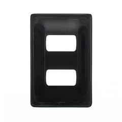 PIAL ZEFFIA PLACA 2 POSTO SEPARADO 4X2 PRETA