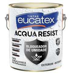 EUCATEX ACQUA RESIST 3,6L BRANCO FOSCO