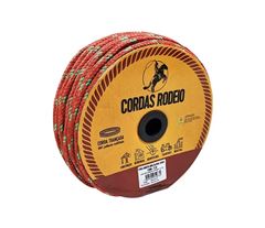 CORDA TRANÇADA POLIÉSTER COLORIDA 12MM CARRETEL COM 72 METROS FORCE