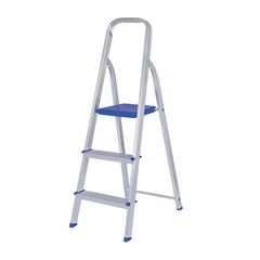 ESCADA DOMÉSTICA ALUMÍNIO 3 DEGRAUS MOR