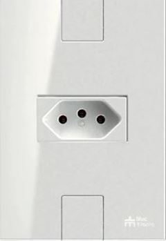 MEC-TRONIC CLICK 1 TOMADA 2P+T 20A HORIZONTAL BRANCO