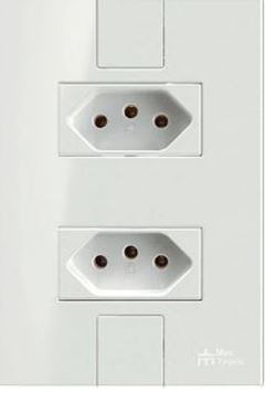 MEC-TRONIC CLICK 2 TOMADA 2P+T 10A BRANCO