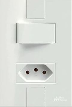 MEC-TRONIC CLICK 1 INTERRUPTOR SIMPLES + 1 TOMADA 10A BRANCO