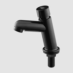 TORNEIRA ABS LAVATÓRIO MESA AUTOMÁTICA PRETA HERC