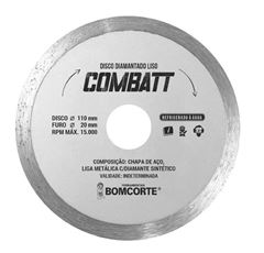 DISCO DIAMANTADO CONTINUO 4.3/8  BOM CORTE